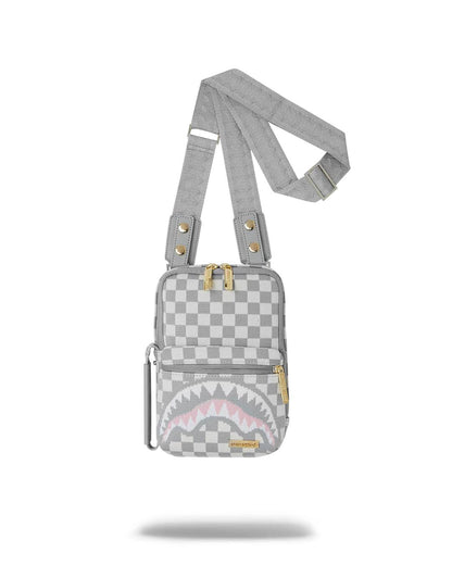 Sprayground KNIT SHARKS IN PARIS IN CREAM OG SLING