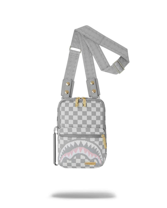 Sprayground KNIT SHARKS IN PARIS IN CREAM OG SLING