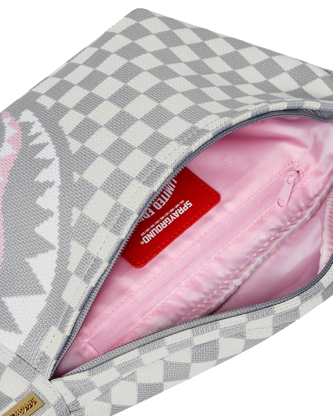 Sprayground KNIT SHARKS IN PARIS IN CREAM SAVVY CROSSBODY