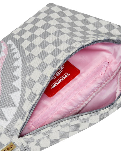 Sprayground KNIT SHARKS IN PARIS IN CREAM SAVVY CROSSBODY