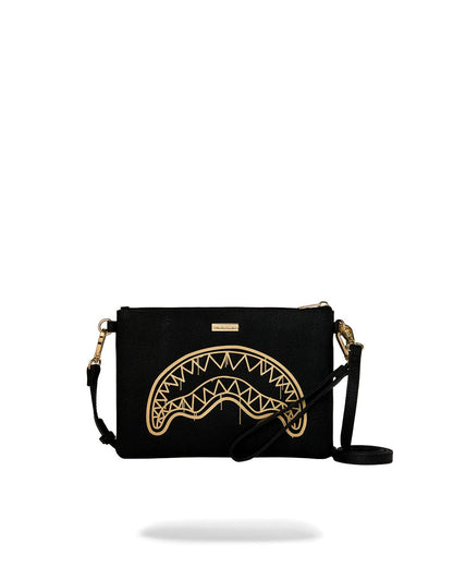 Sprayground GOLD FANG CROSSOVER CLUTCH