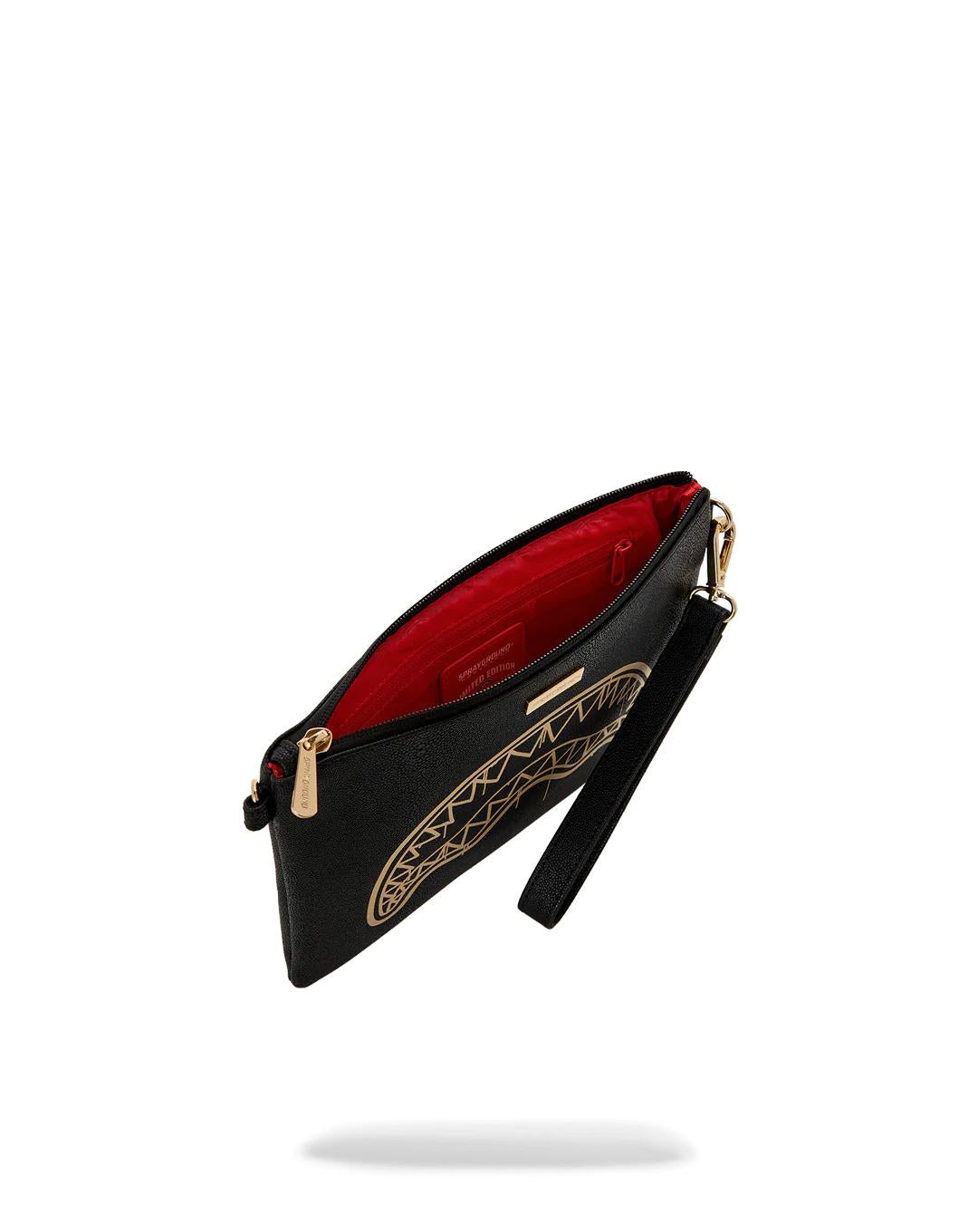 Sprayground GOLD FANG CROSSOVER CLUTCH