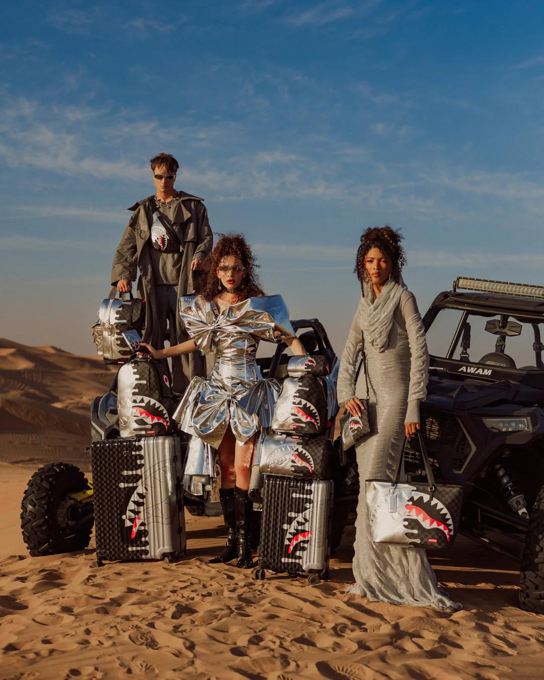 Sprayground CHROME SPECTRE CROSSOVER CLUTCH