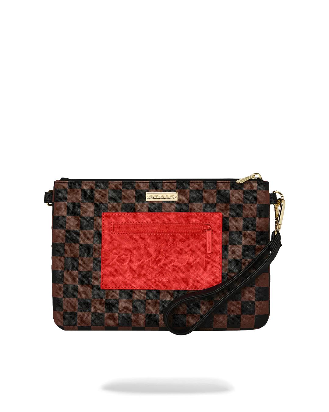 Sprayground KATANA CHECK BOSS CROSSOVER CLUTCH