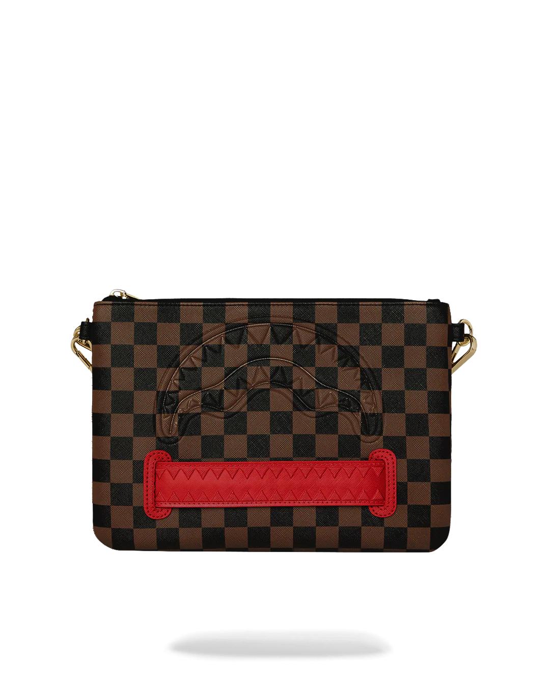 Sprayground KATANA CHECK BOSS CROSSOVER CLUTCH