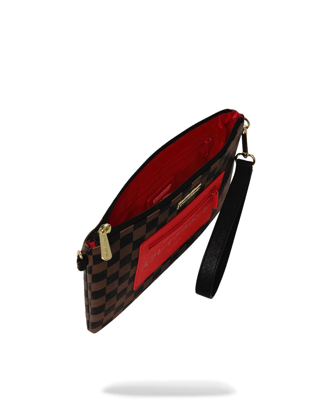 Sprayground KATANA CHECK BOSS CROSSOVER CLUTCH