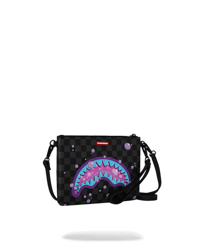 Sprayground PURPLE SLIME SHARK CROSSOVER CLUTCH