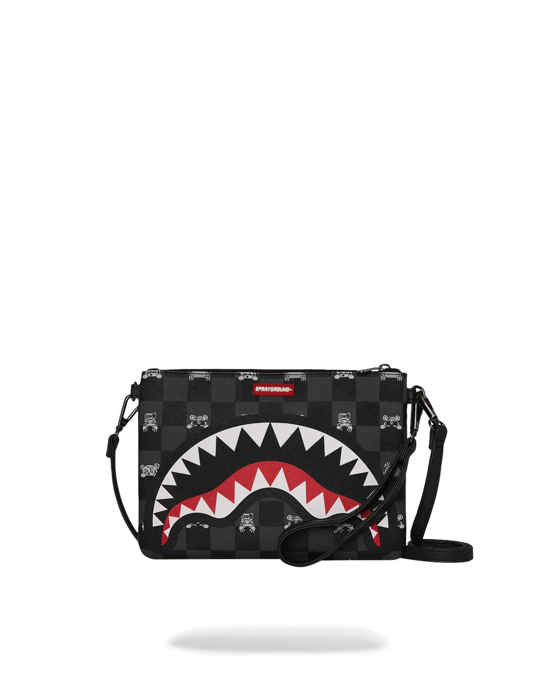 Sprayground SHARK MOB HIDEOUT CROSSOVER CLUTCH