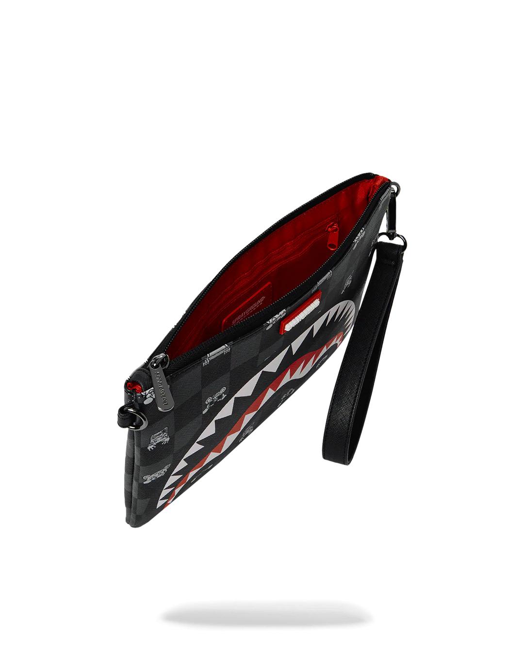 Sprayground SHARK MOB HIDEOUT CROSSOVER CLUTCH