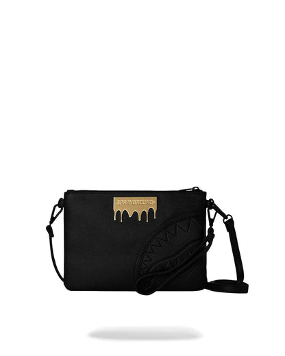Sprayground GOLD BRICK DRIP CROSSOVER CLUTCH