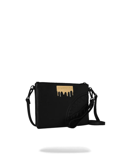 Sprayground GOLD BRICK DRIP CROSSOVER CLUTCH