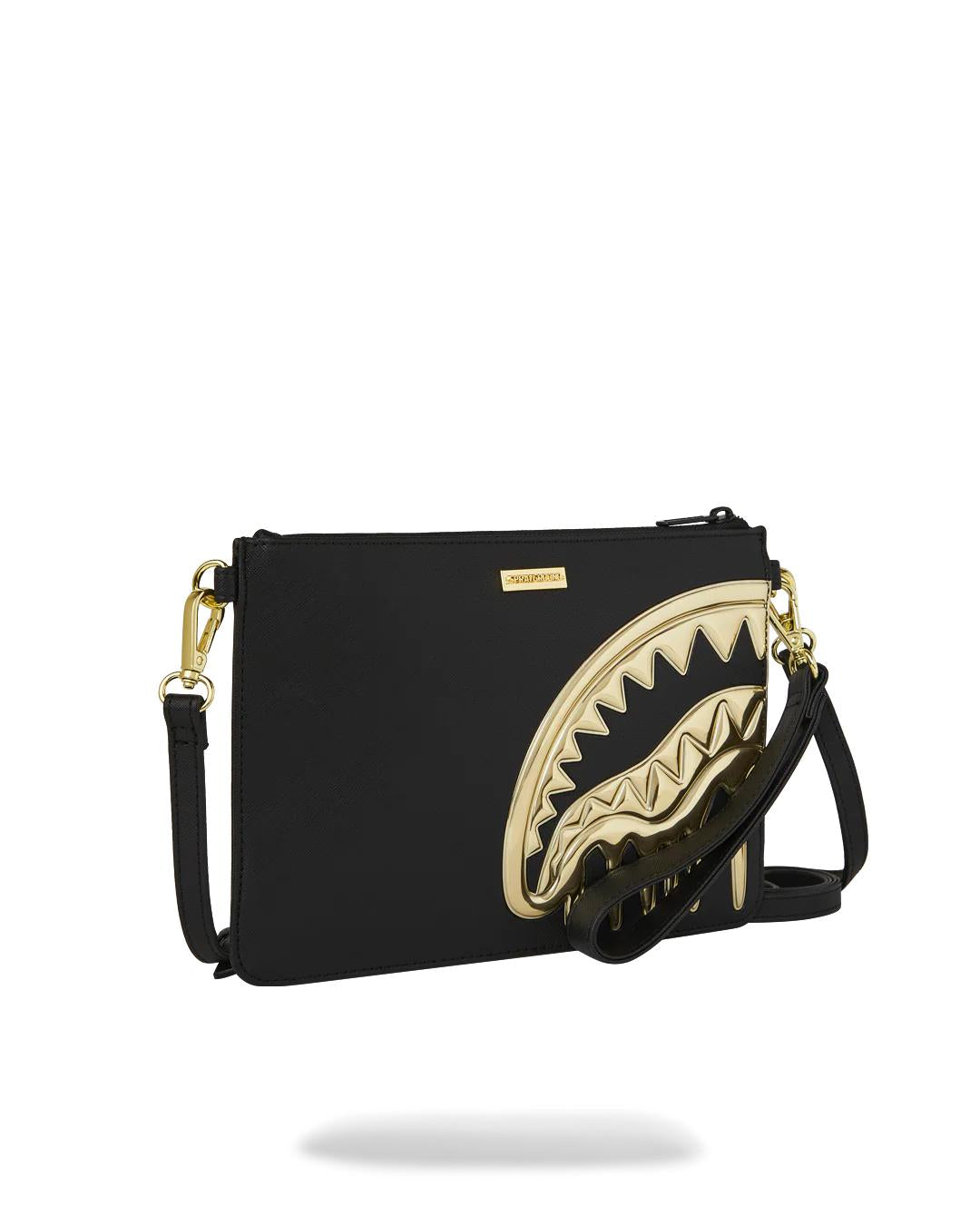 Sprayground GOLDHEART SHARK DRIP CROSSOVER CLUTCH