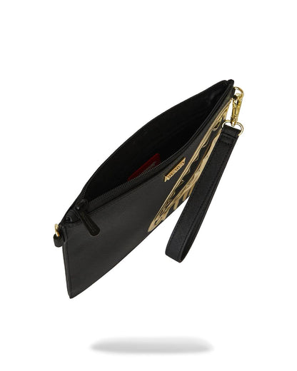 Sprayground GOLDHEART SHARK DRIP CROSSOVER CLUTCH