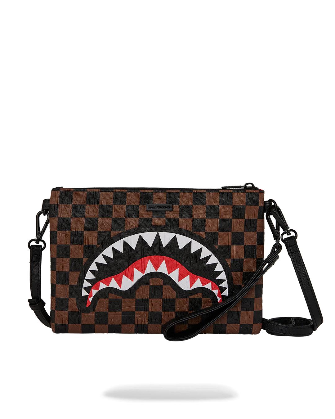 Sprayground THE PRIVATE JET SHARK CLUB CROSSOVER CLUTCH
