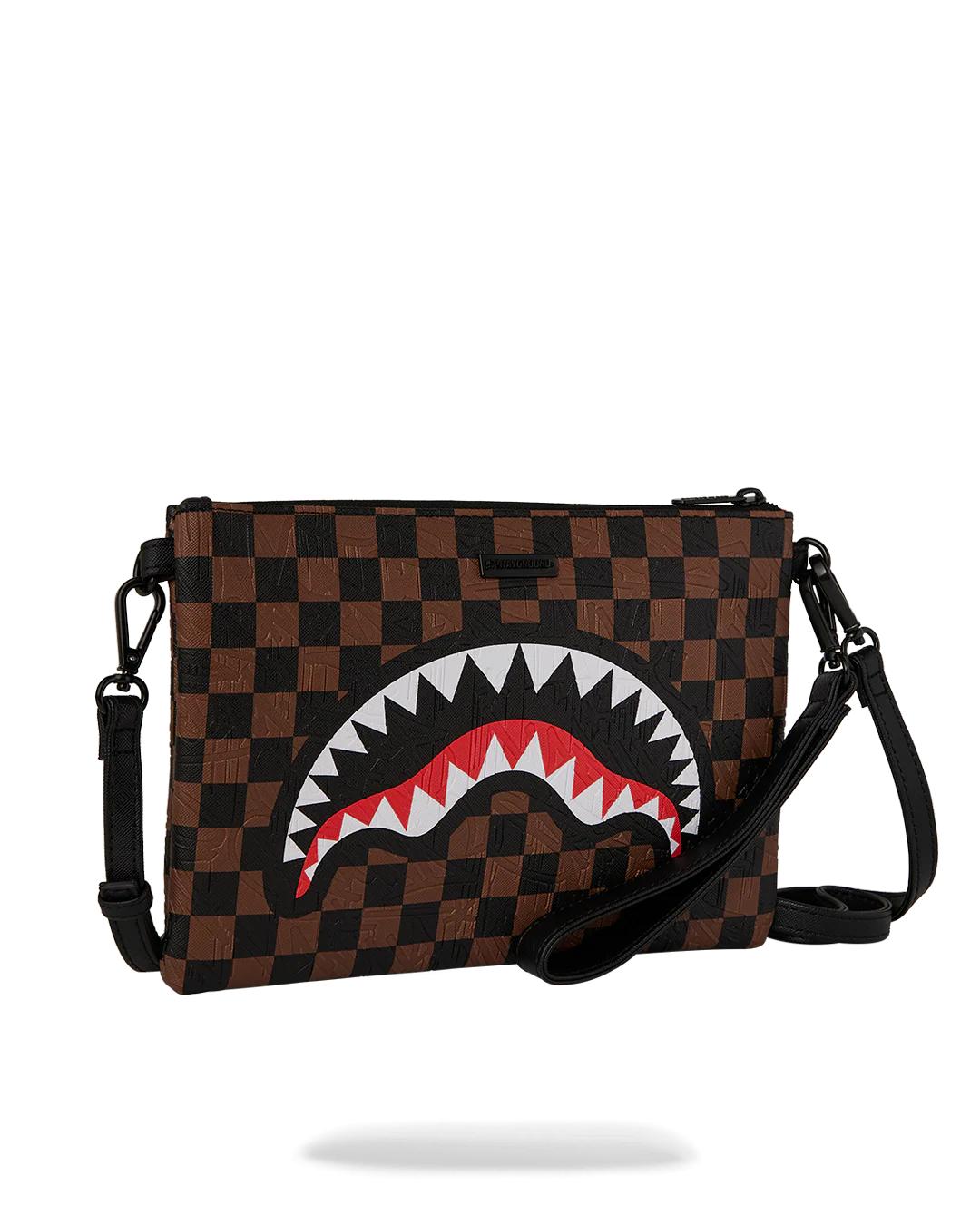 Sprayground THE PRIVATE JET SHARK CLUB CROSSOVER CLUTCH