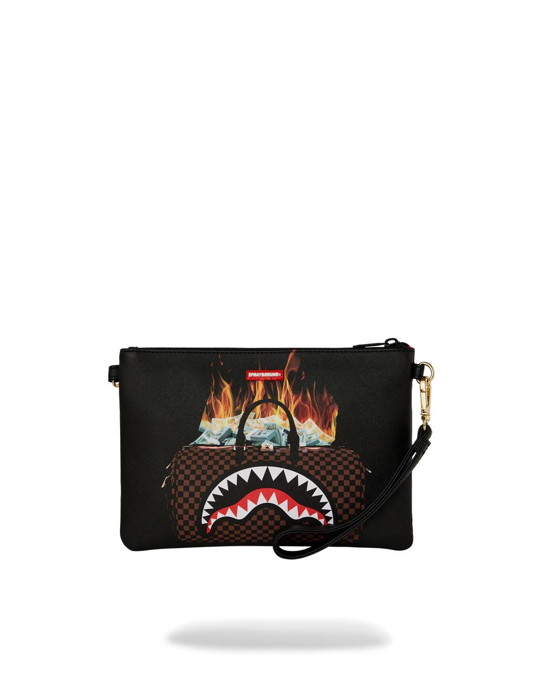 Sprayground MONEY BAG DOUBLE TAKE CROSSOVER CLUTCH