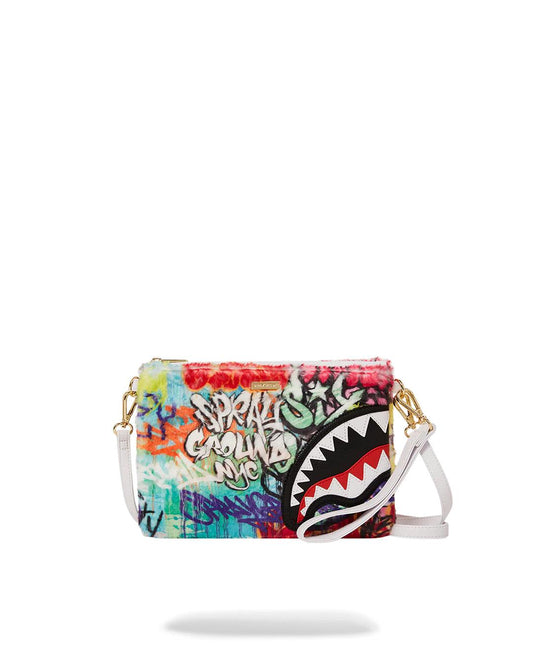Sprayground LE MONDE DES GRAFFITIS CROSSOVER CLUTCH