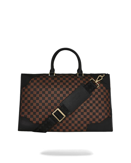 Sprayground KATANA CHECK BOSS PYRAMID DUFFLE