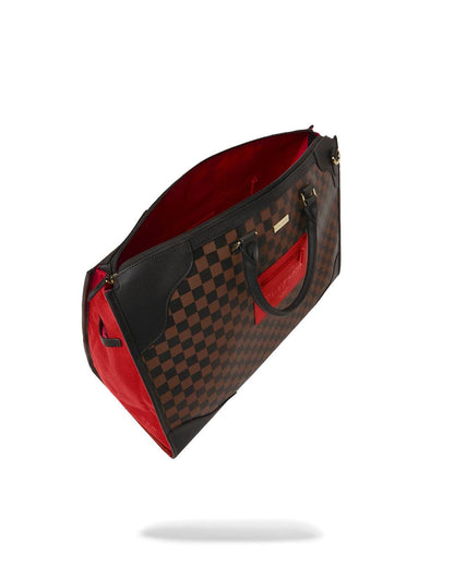 Sprayground KATANA CHECK BOSS PYRAMID DUFFLE