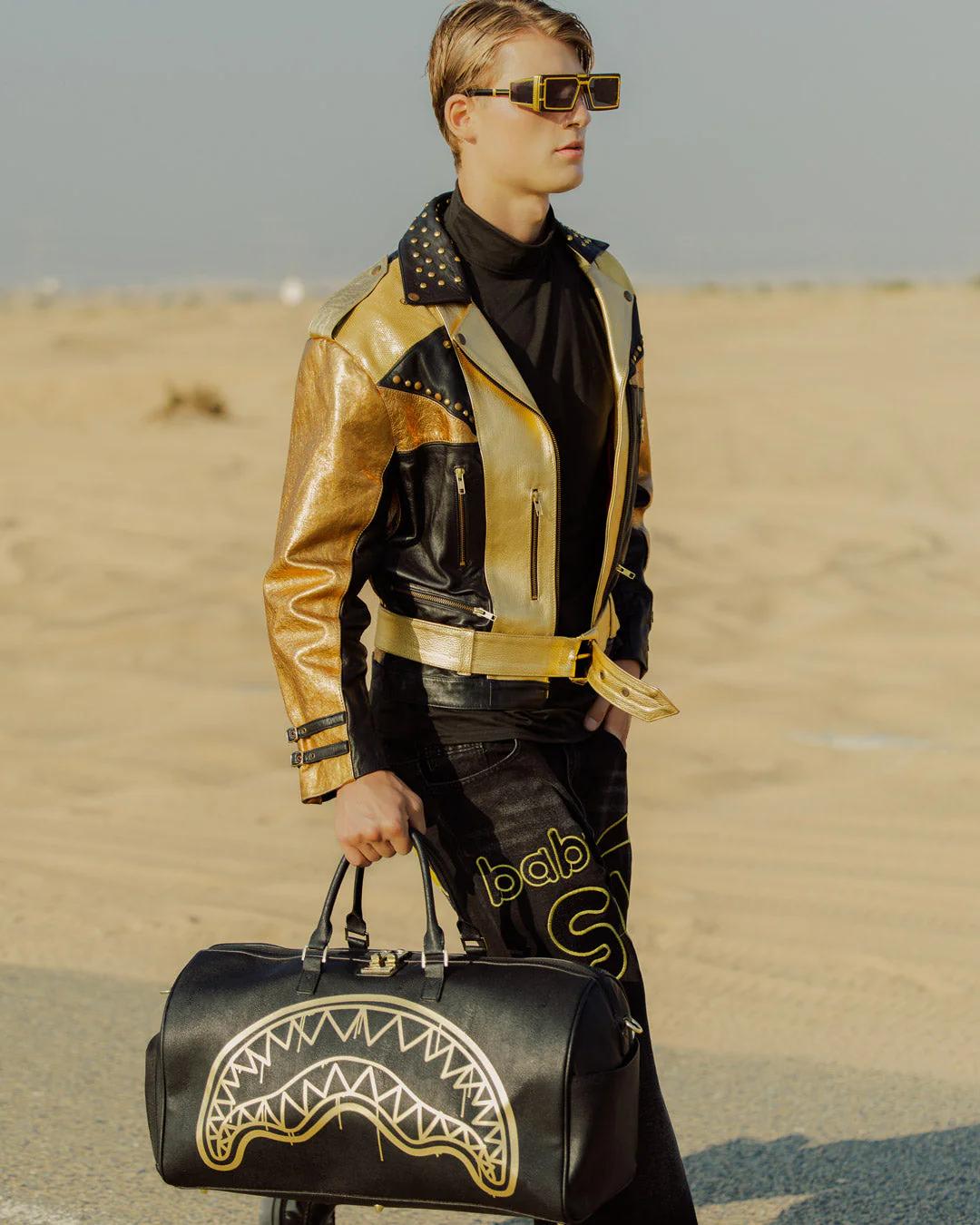 Sprayground GOLD FANG DUFFLE