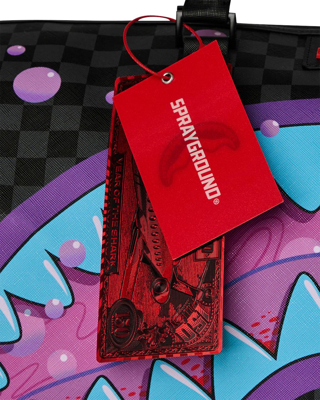 Sprayground PURPLE SLIME SHARK DUFFLE
