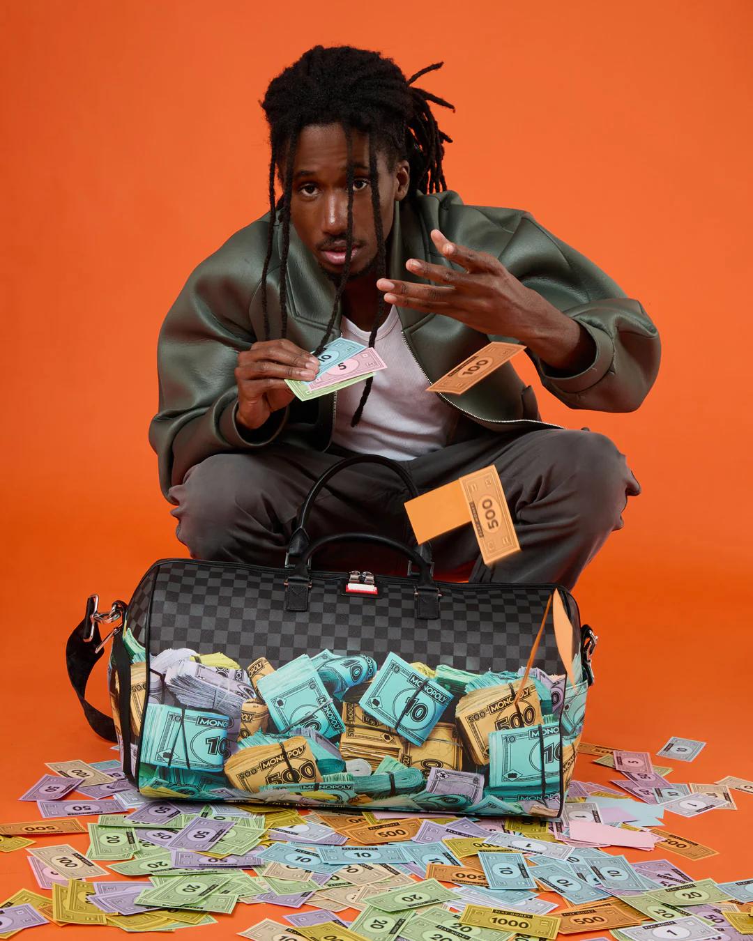 Sprayground MONOPOLY STACK UP DUFFLE