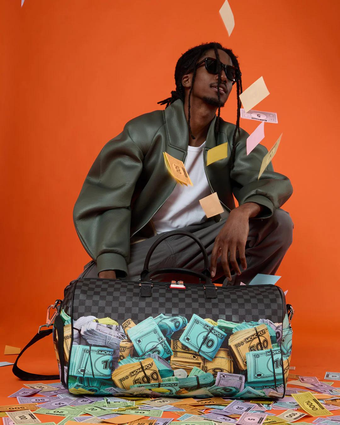 Sprayground MONOPOLY STACK UP DUFFLE