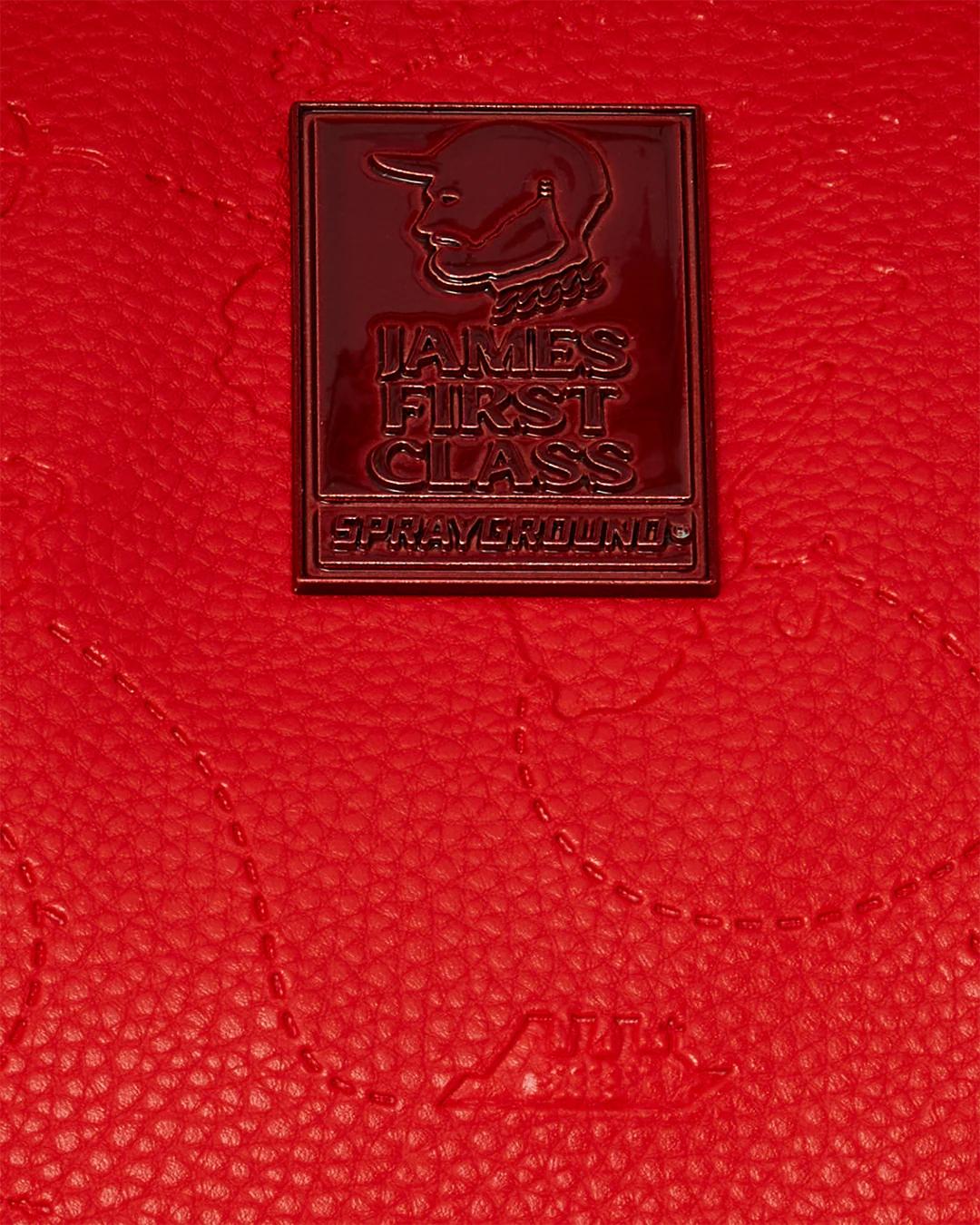 Sprayground JAMES FIRST CLASS RUBY RED PYRAMID LARGE DUFFLE