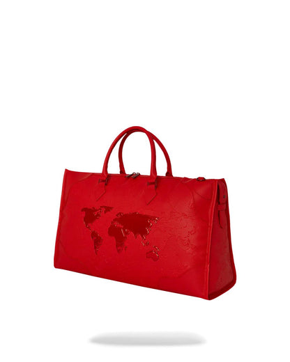 Sprayground JAMES FIRST CLASS RUBY RED PYRAMID LARGE DUFFLE