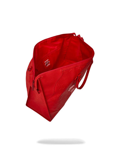 Sprayground JAMES FIRST CLASS RUBY RED PYRAMID LARGE DUFFLE