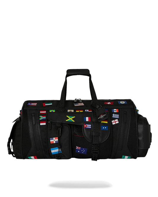 Sprayground JAMES FIRST CLASS GLOBAL FLAGS SPECIAL OPS DUFFLE