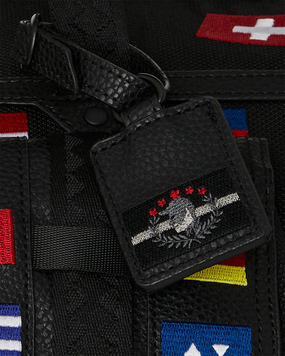 Sprayground JAMES FIRST CLASS GLOBAL FLAGS SPECIAL OPS DUFFLE