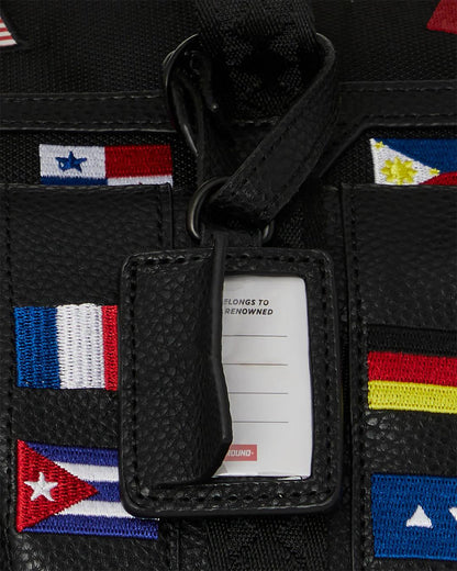 Sprayground JAMES FIRST CLASS GLOBAL FLAGS SPECIAL OPS DUFFLE