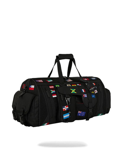 Sprayground JAMES FIRST CLASS GLOBAL FLAGS SPECIAL OPS DUFFLE