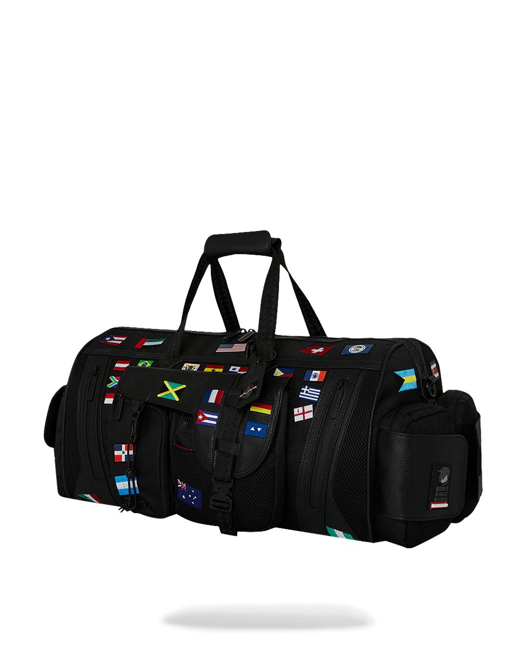 Sprayground JAMES FIRST CLASS GLOBAL FLAGS SPECIAL OPS DUFFLE