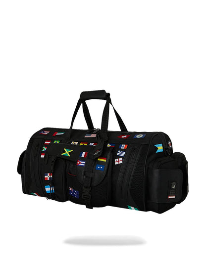 Sprayground JAMES FIRST CLASS GLOBAL FLAGS SPECIAL OPS DUFFLE
