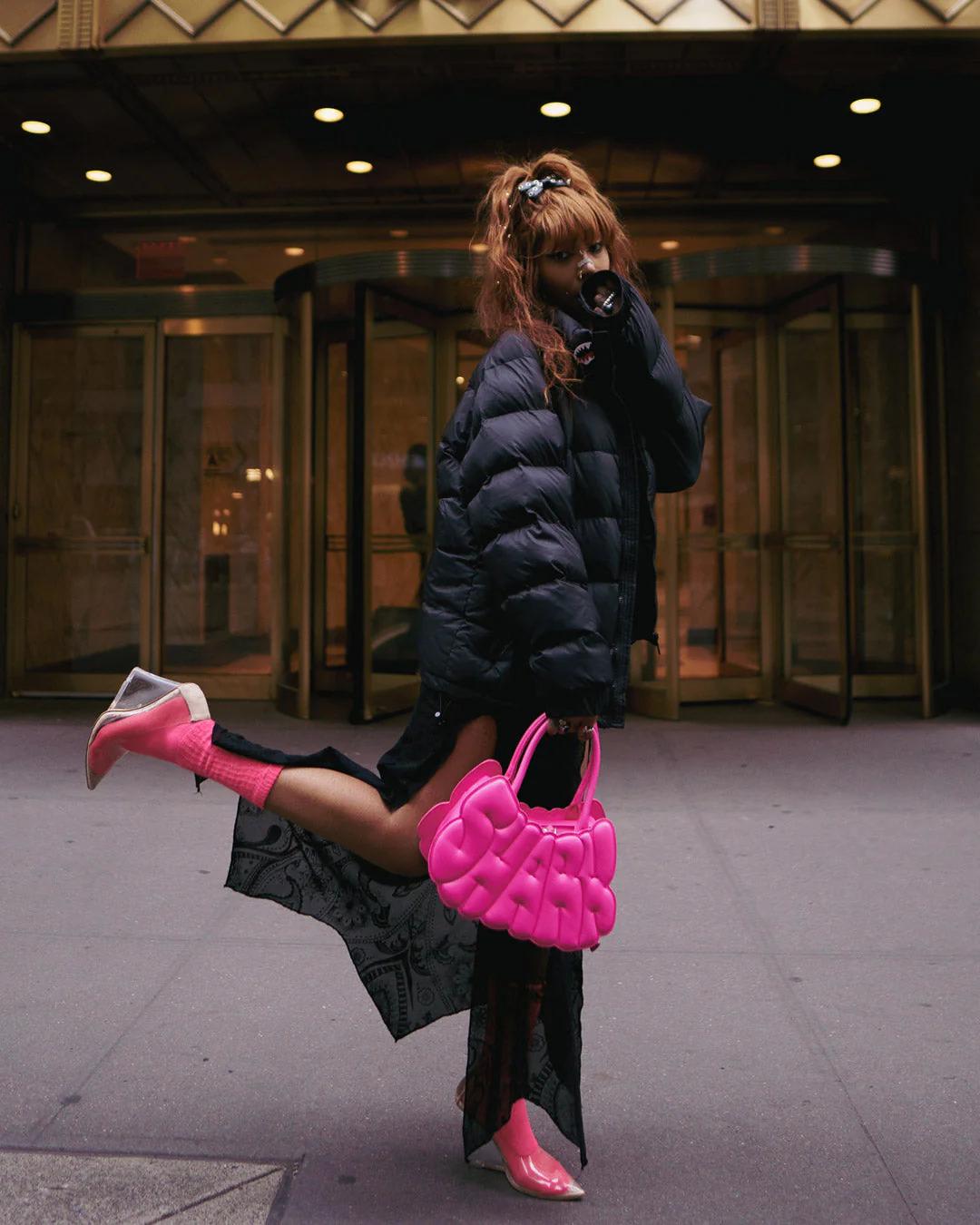Sprayground PINK POP SHARK BUBBLE HANDBAG