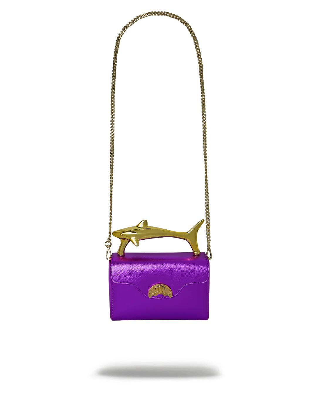 Sprayground SHARKS OF THE GOLD OCEAN CLUTCH