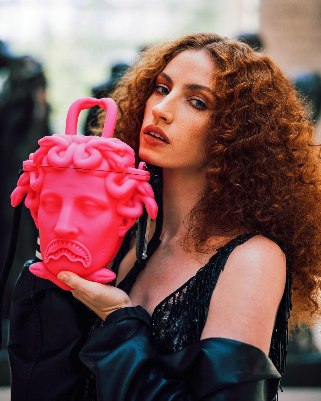 Sprayground THE MET CANOVA MEDUSA HANDBAG (PINK)