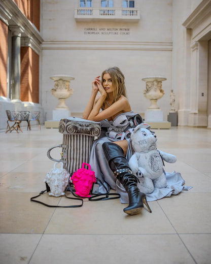 Sprayground THE MET CANOVA MEDUSA HANDBAG (PINK)