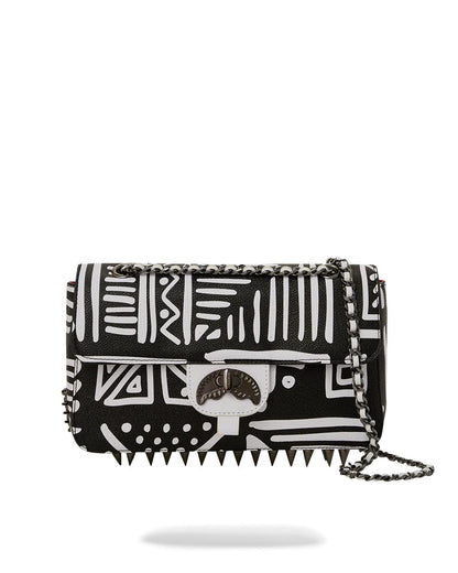 Sprayground A.I.8 AFRICAN INTELLIGENCE - ORIGIN STORY SHARK HANDBAG