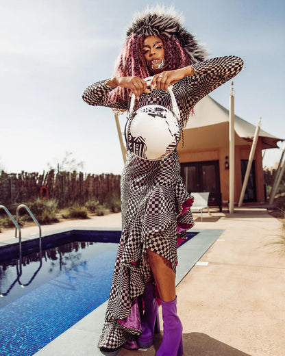 Sprayground A.I.8 AFRICAN INTELLIGENCE - ORIGIN STORY GLOBE BAG