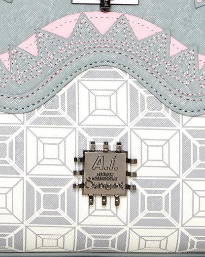 Sprayground A.I.8 AFRICAN INTELLIGENCE BOOKED & BUSY SHARK HANDBAG
