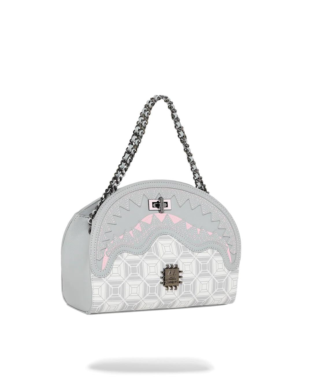 Sprayground A.I.8 AFRICAN INTELLIGENCE BOOKED & BUSY SHARK HANDBAG