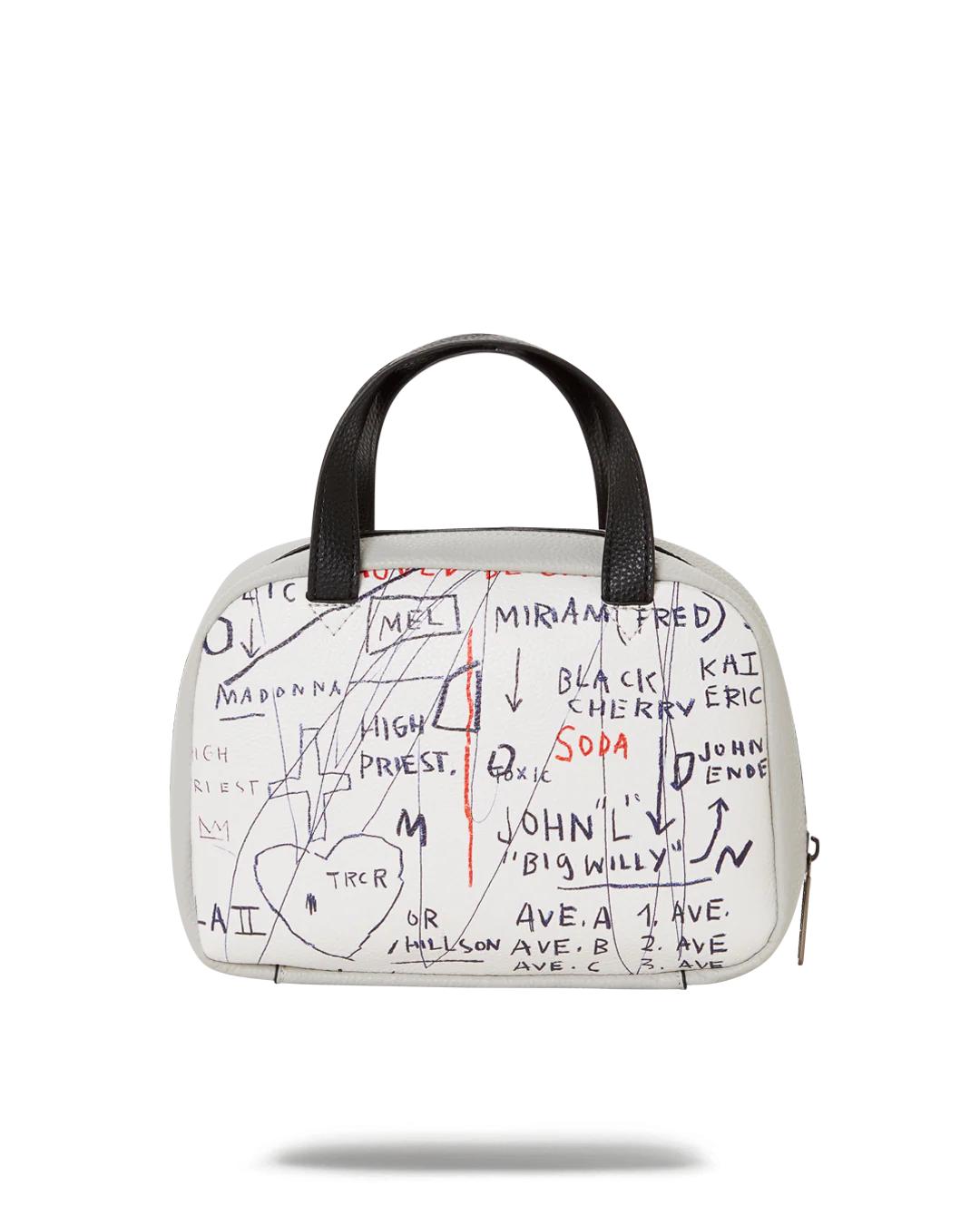 Sprayground OFFICIAL BASQUIAT UNTITLED (CHEESE POPCORN) 1983 HANDBAG