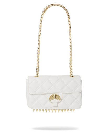 Sprayground RIVIERA LE BLANC GOLD CHAIN SHARK HANDBAG