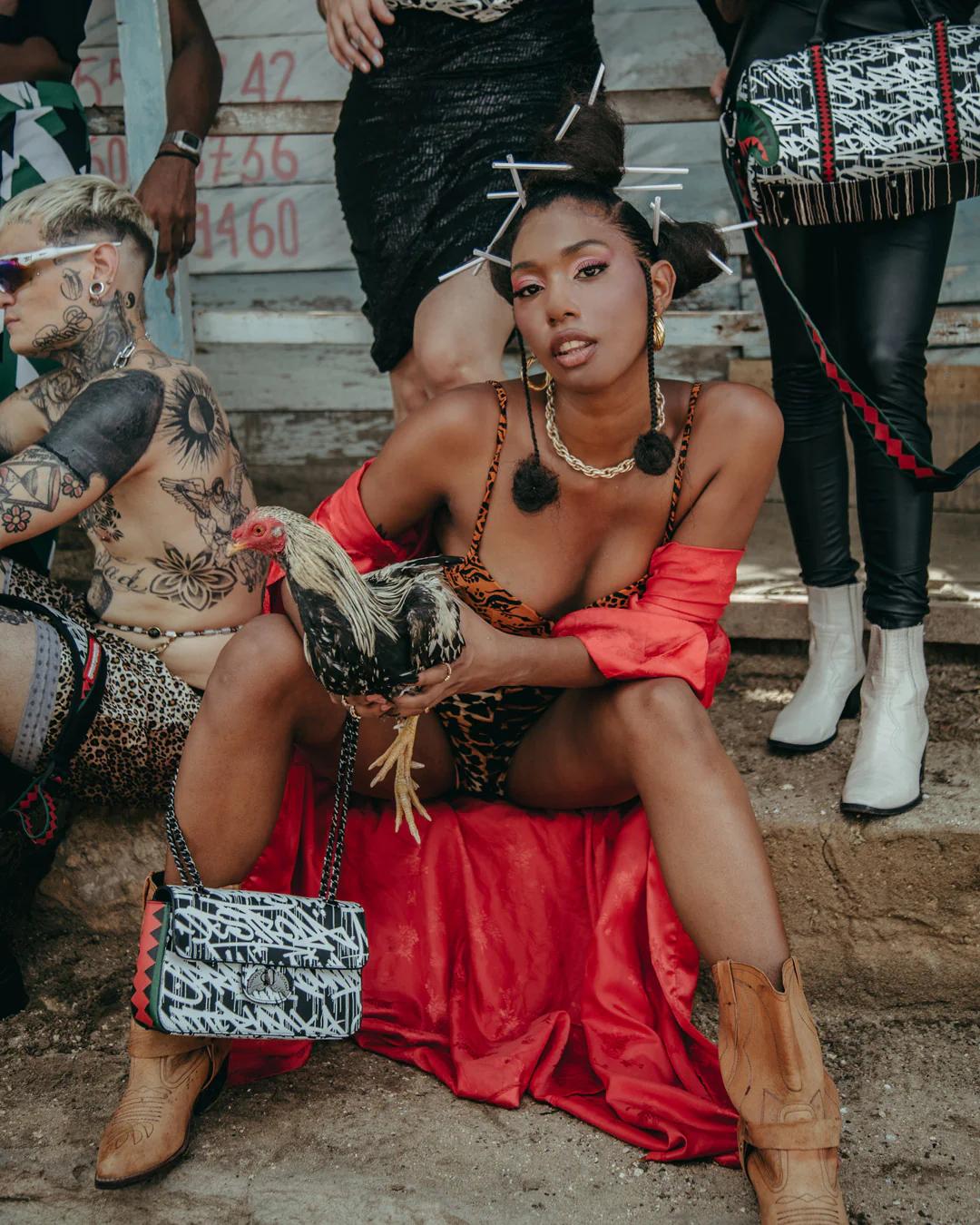 Sprayground NIGHT NIGHT SHARKCHAIN HANDBAG
