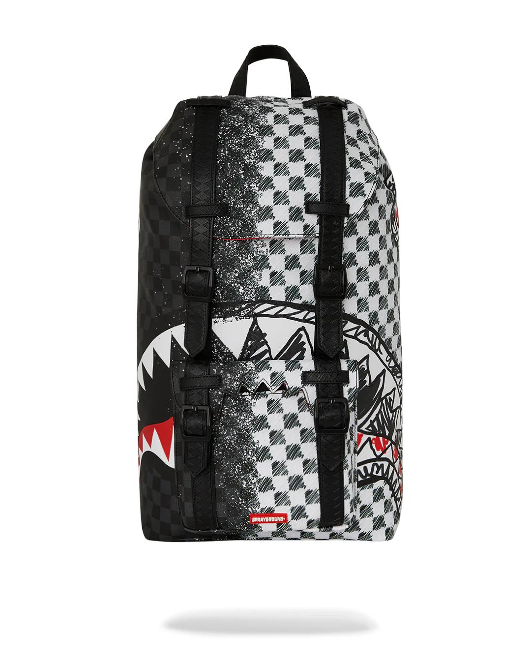 Sprayground SCRIBBLE DRIBBLE CHECK HILLS BACKPACK