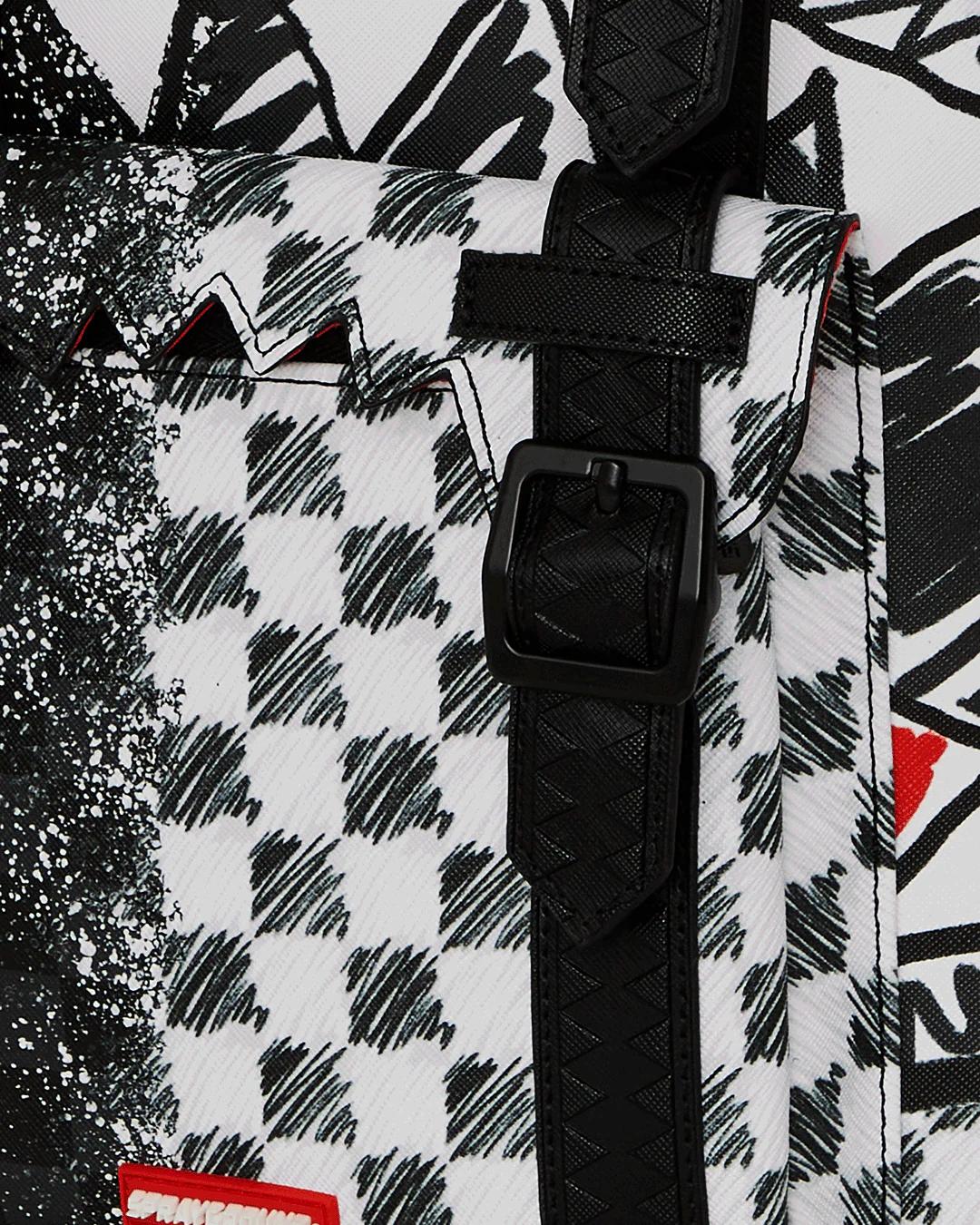 Sprayground SCRIBBLE DRIBBLE CHECK HILLS BACKPACK