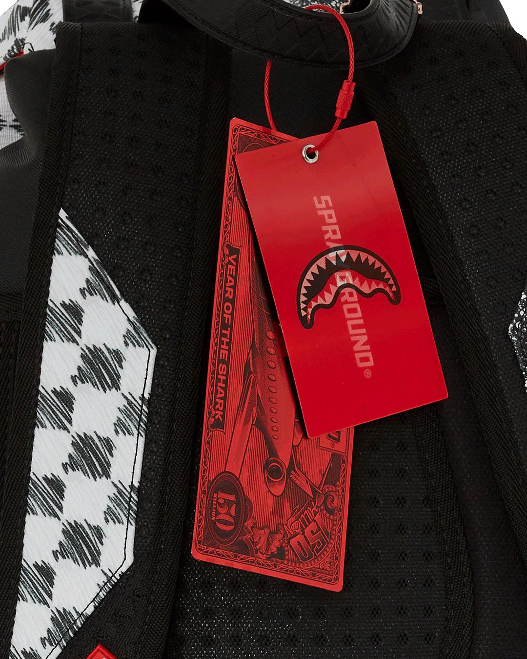 Sprayground SCRIBBLE DRIBBLE CHECK HILLS BACKPACK